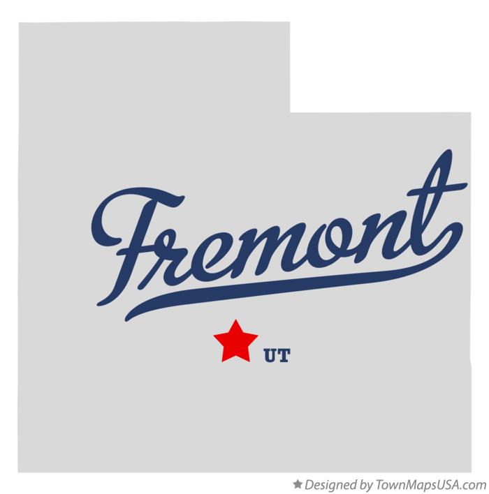 Map of Fremont Utah UT