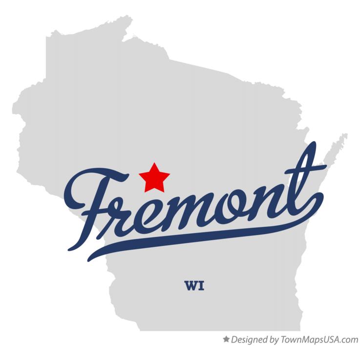 Map of Fremont Wisconsin WI