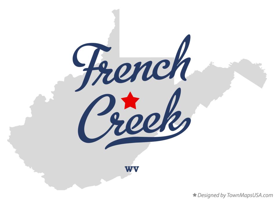 Map of French Creek West Virginia WV