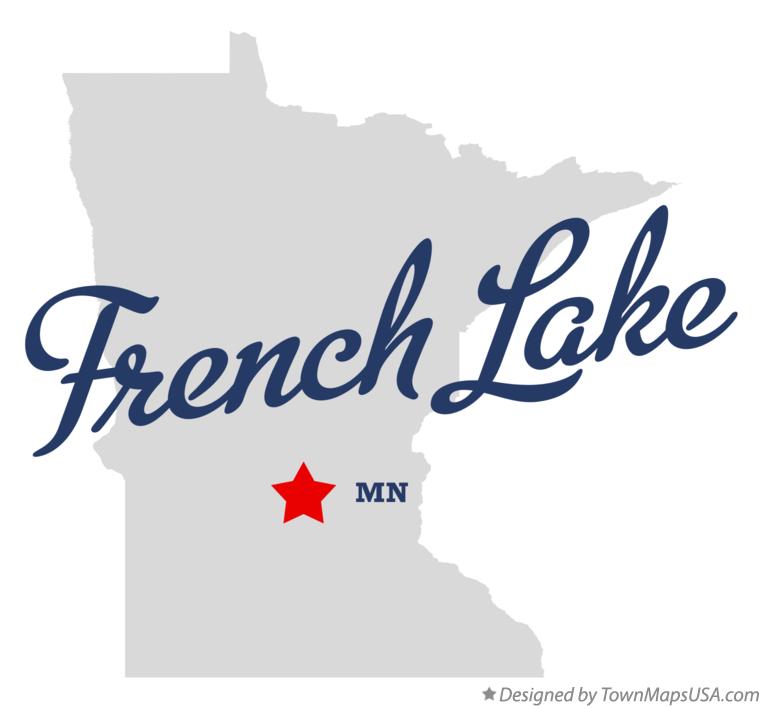 Map of French Lake Minnesota MN