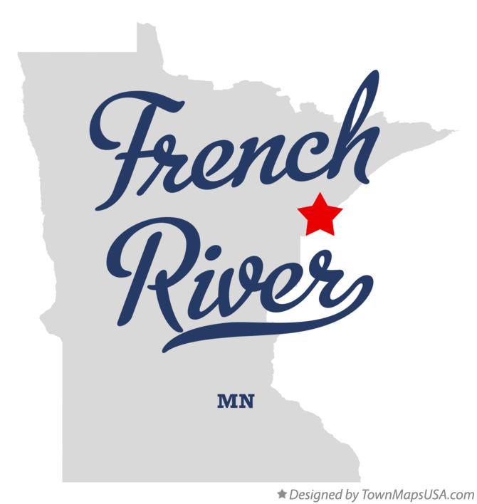 Map of French River Minnesota MN