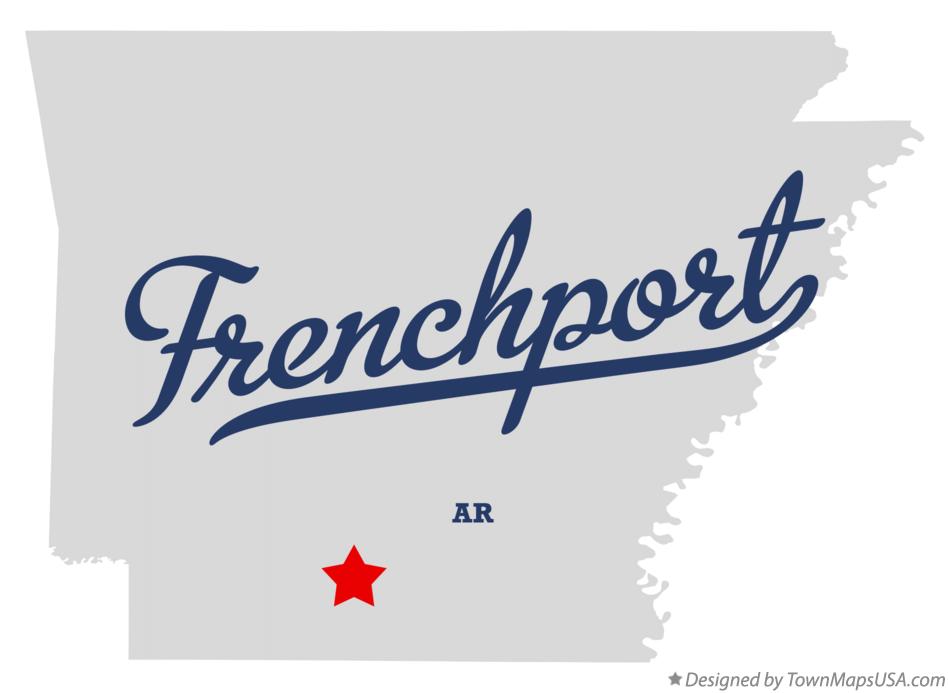Map of Frenchport Arkansas AR