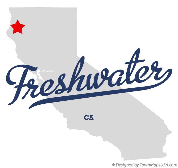 Map of Freshwater California CA