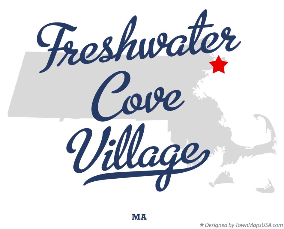 Map of Freshwater Cove Village Massachusetts MA