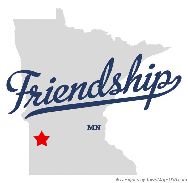 Map of Friendship Minnesota MN