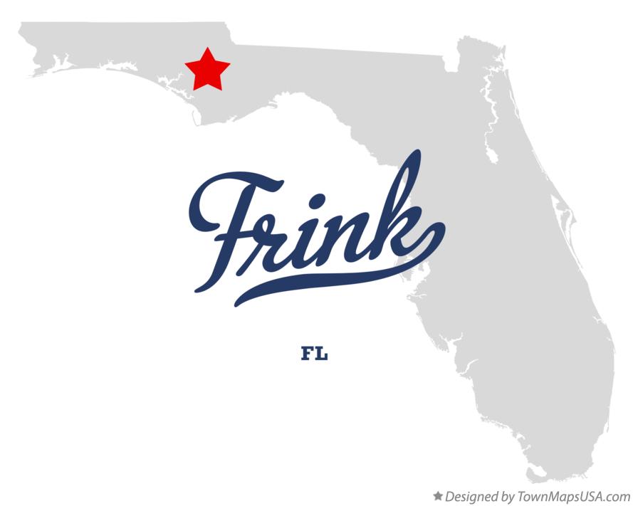 Map of Frink Florida FL