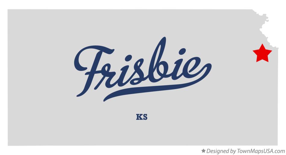 Map of Frisbie Kansas KS