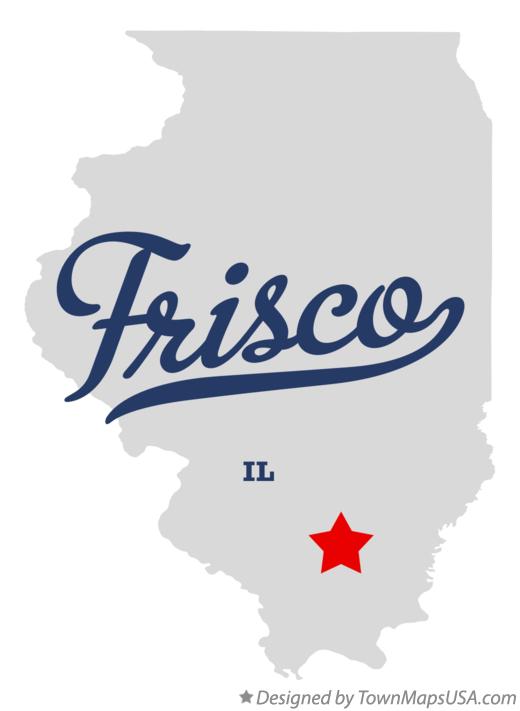 Map of Frisco Illinois IL