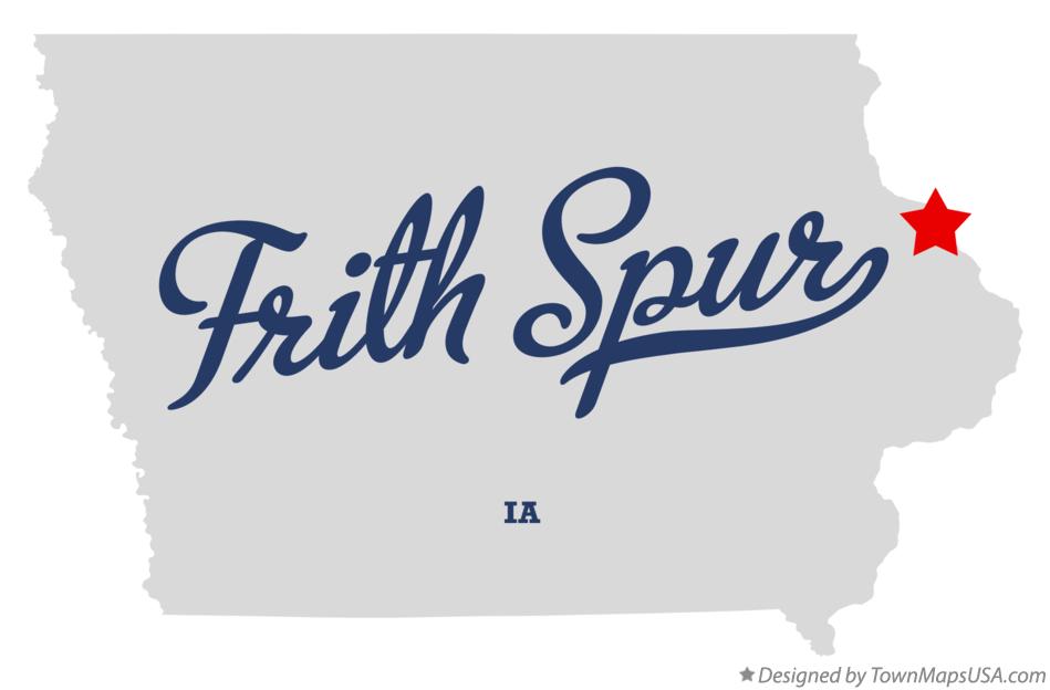 Map of Frith Spur Iowa IA