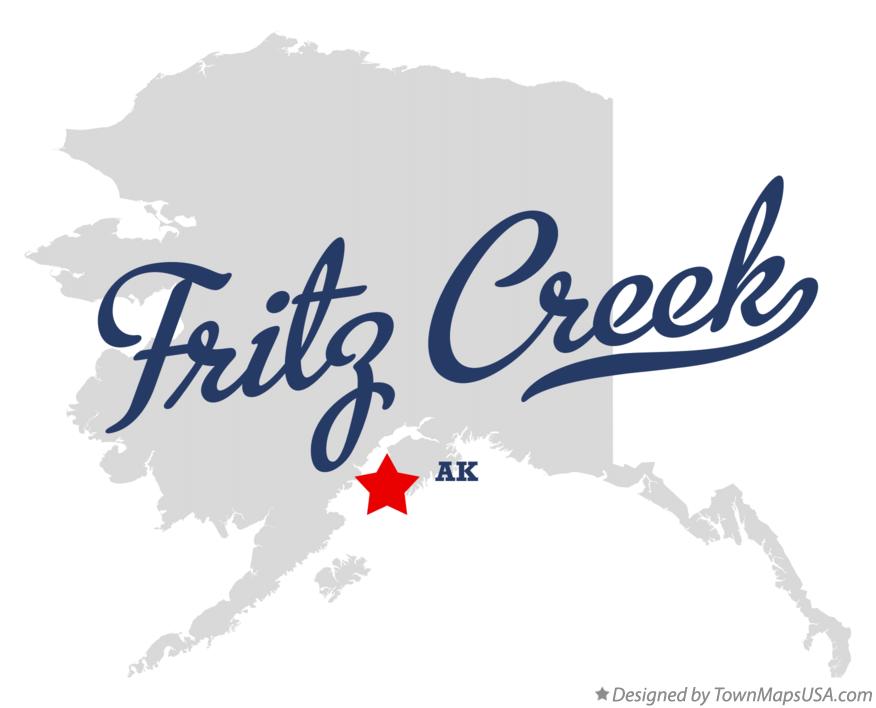 Map of Fritz Creek Alaska AK
