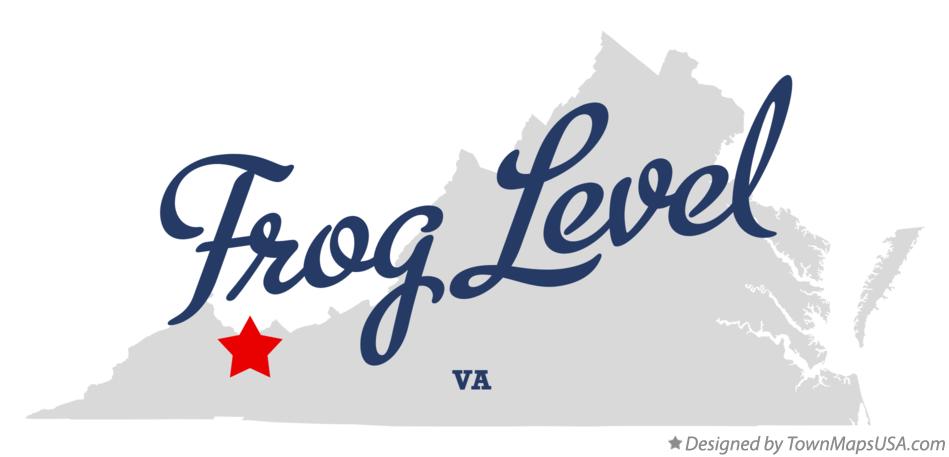 Map of Frog Level Virginia VA