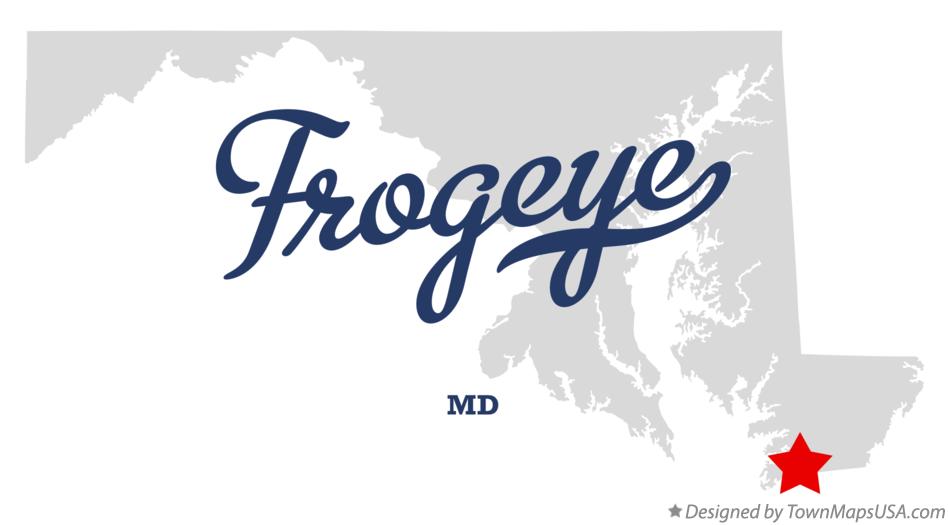 Map of Frogeye Maryland MD