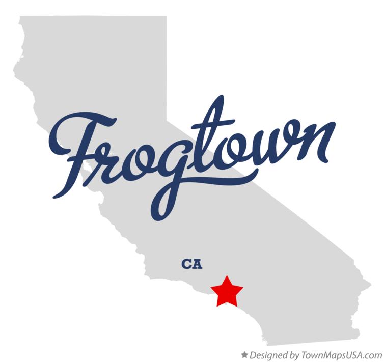 Map of Frogtown California CA