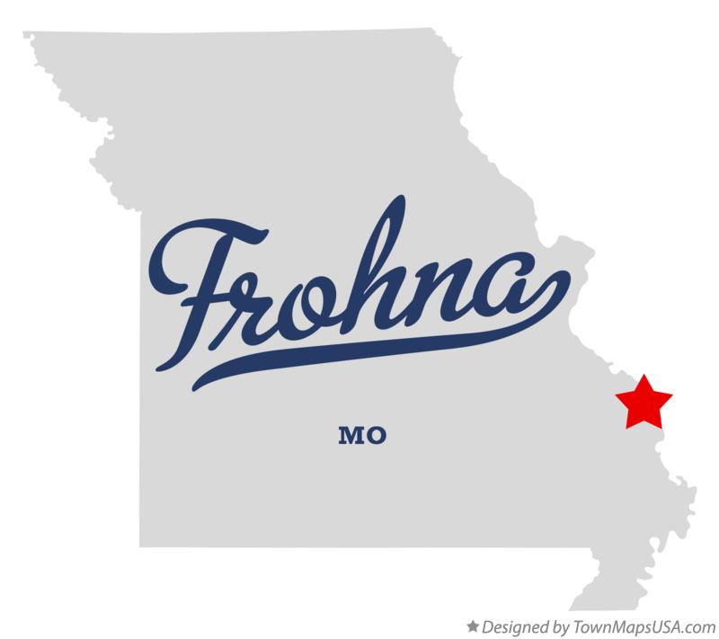 Map of Frohna Missouri MO