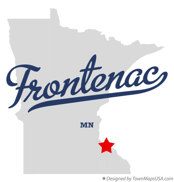Map of Frontenac Minnesota MN