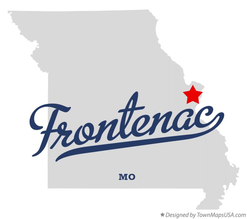 Map of Frontenac Missouri MO