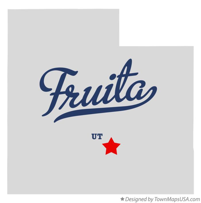 Map of Fruita Utah UT