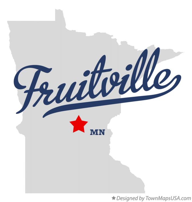 Map of Fruitville Minnesota MN