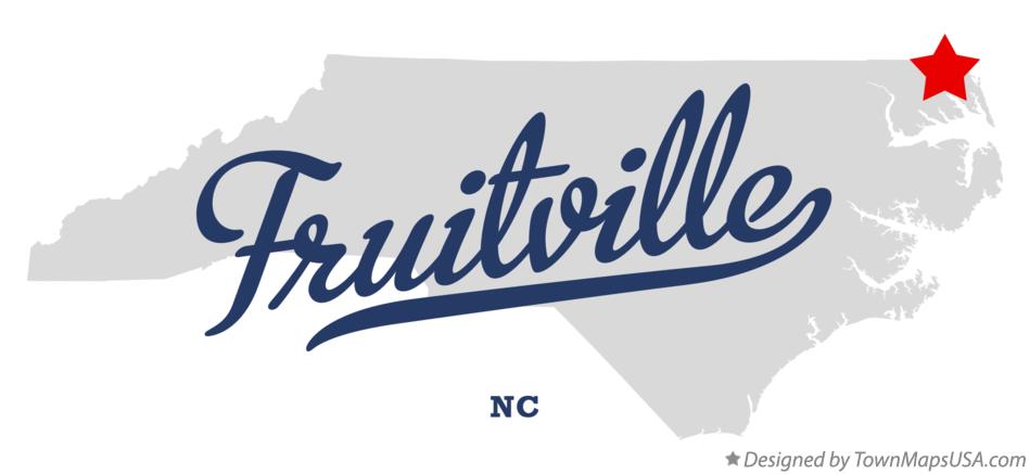 Map of Fruitville North Carolina NC