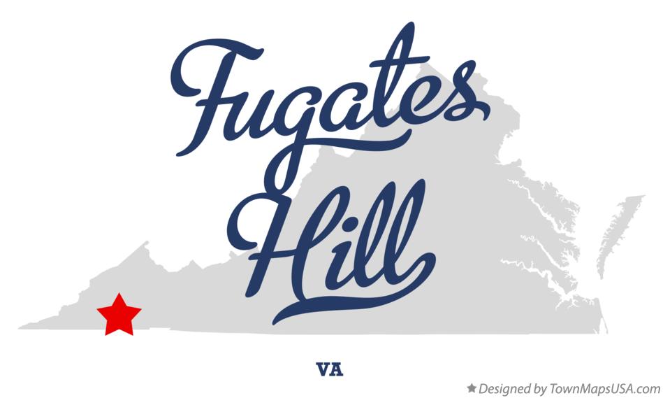 Map of Fugates Hill Virginia VA