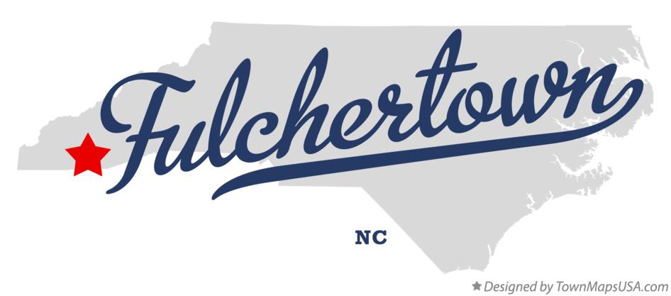 Map of Fulchertown North Carolina NC