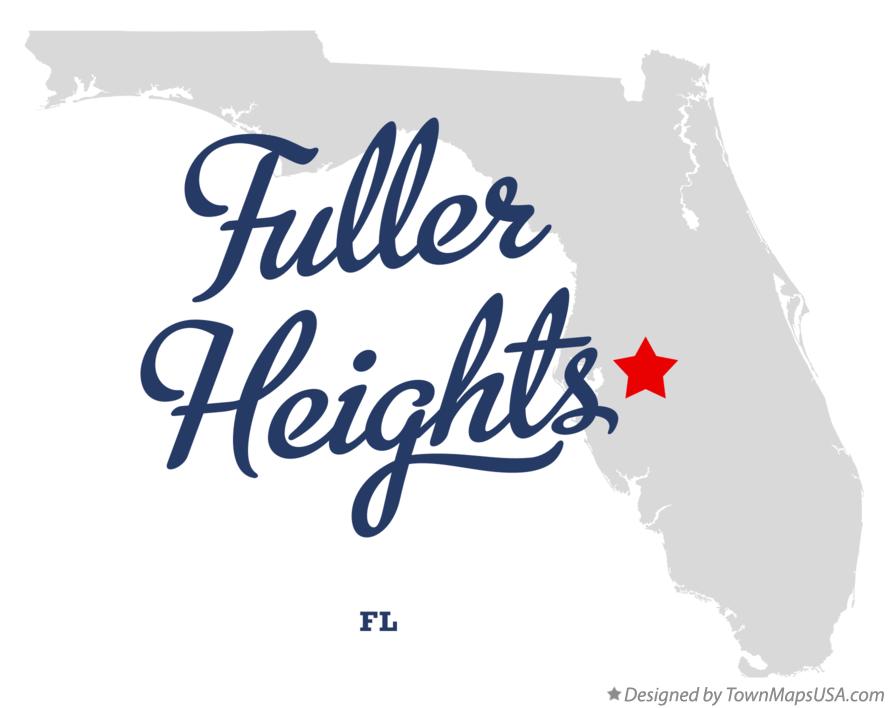 Map of Fuller Heights Florida FL
