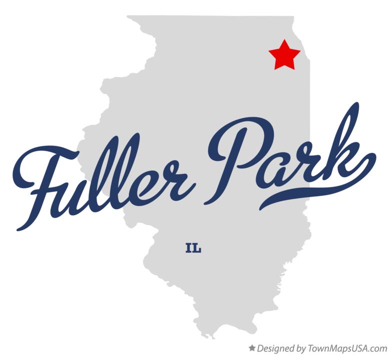 Map of Fuller Park Illinois IL