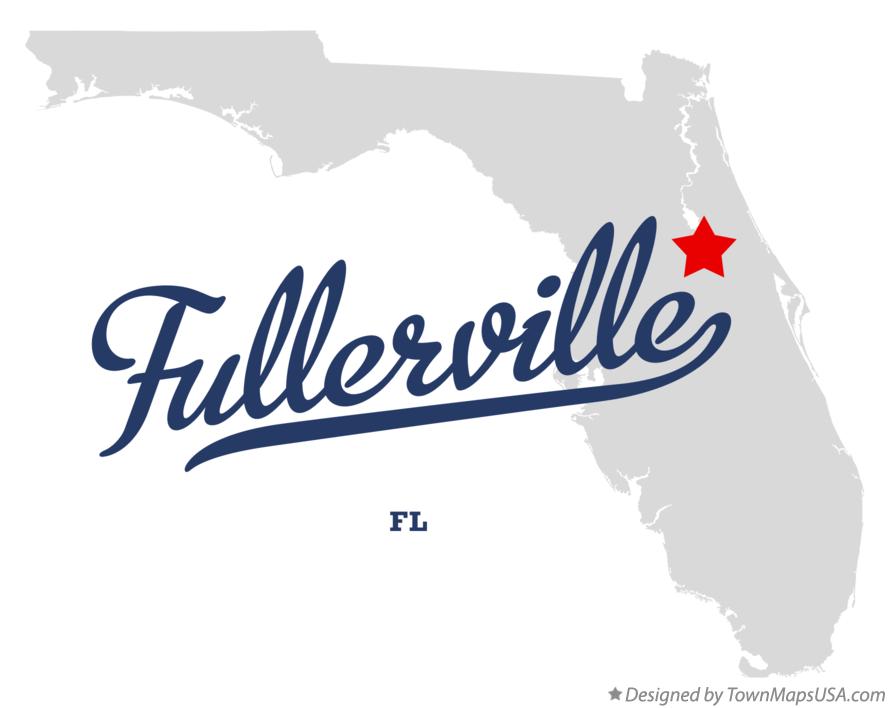 Map of Fullerville Florida FL