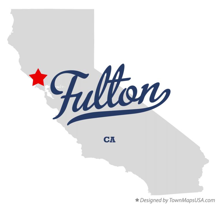 Map of Fulton California CA