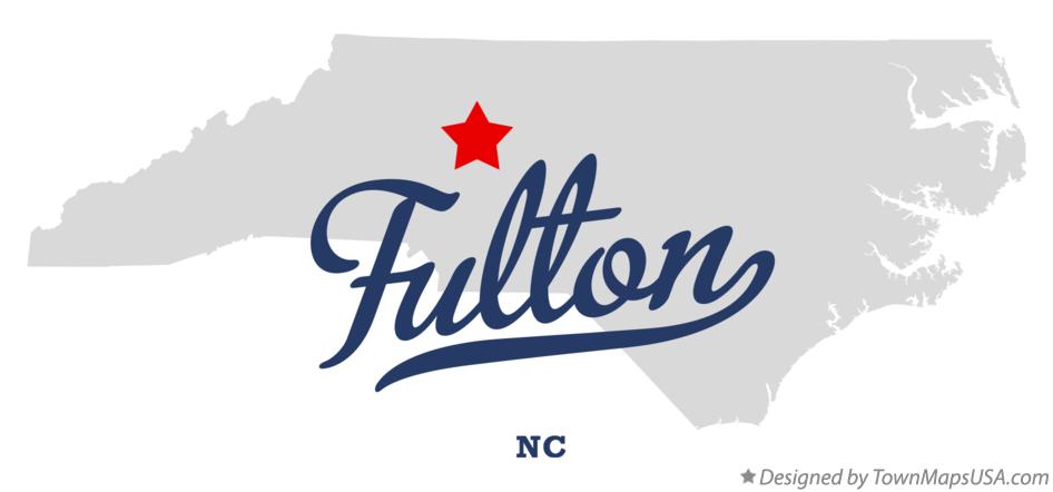 Map of Fulton North Carolina NC