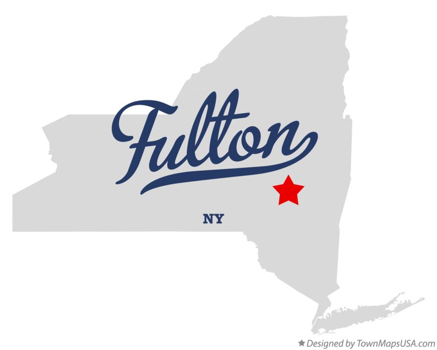 Map of Fulton New York NY