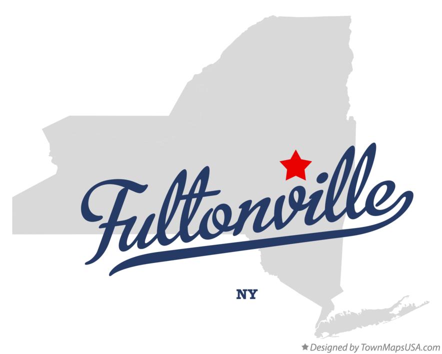 Map of Fultonville New York NY