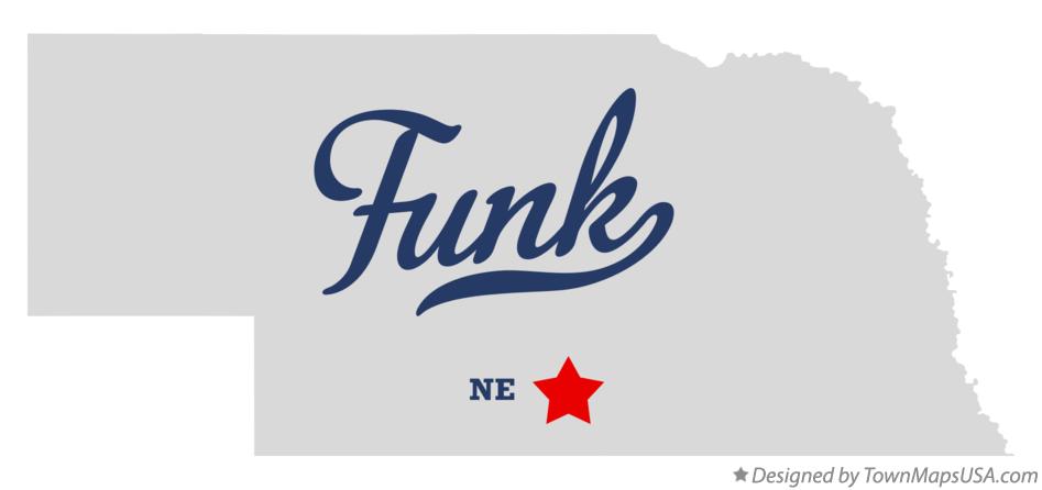 Map of Funk Nebraska NE