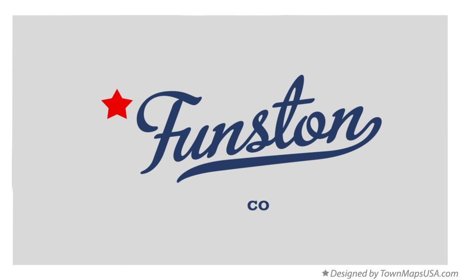 Map of Funston Colorado CO