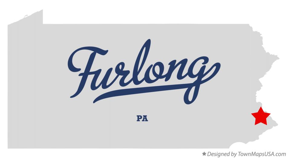 Map of Furlong Pennsylvania PA