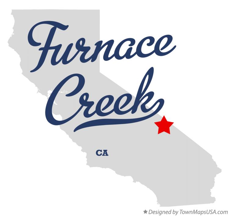 Map of Furnace Creek California CA