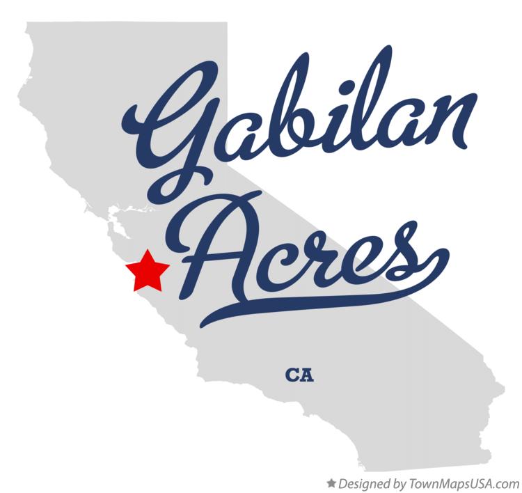 Map of Gabilan Acres California CA