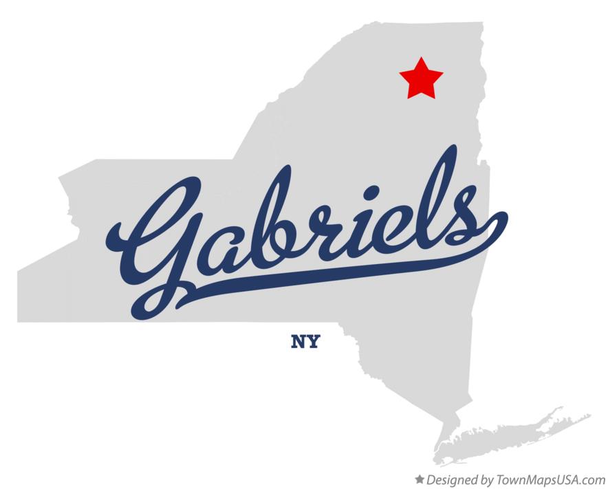 Map of Gabriels New York NY