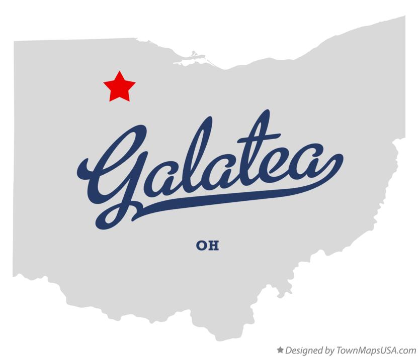 Map of Galatea Ohio OH