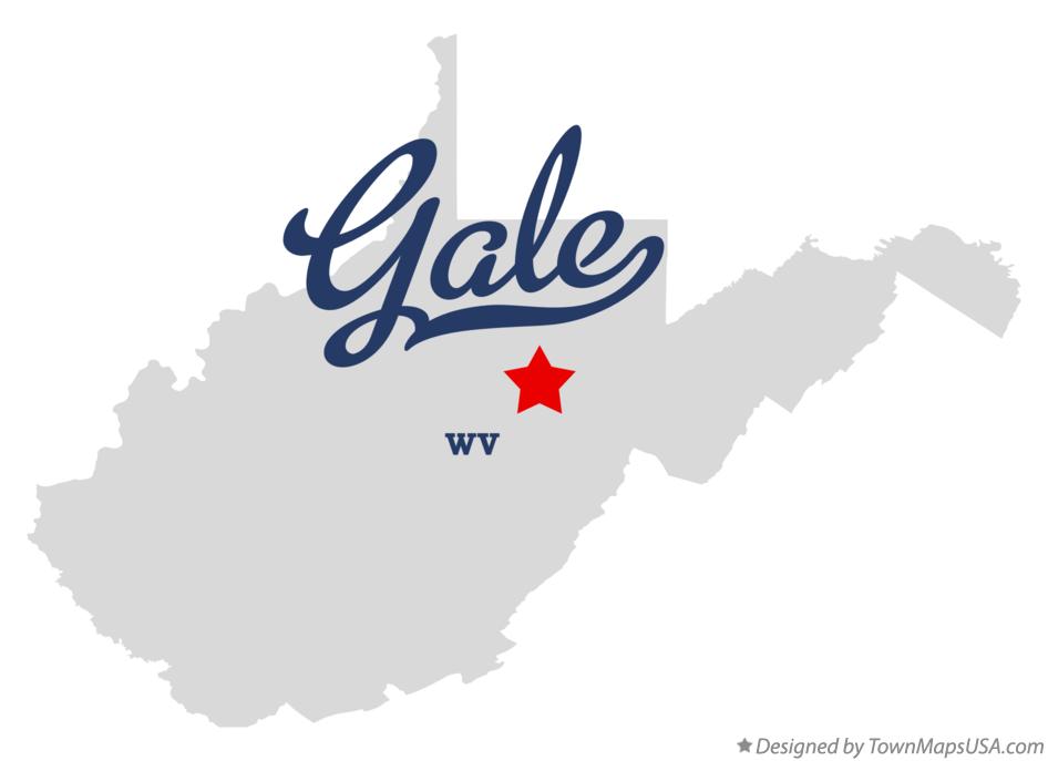 Map of Gale West Virginia WV