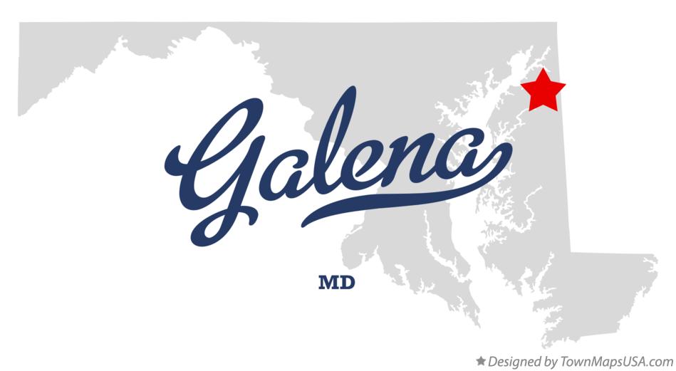 Map of Galena Maryland MD