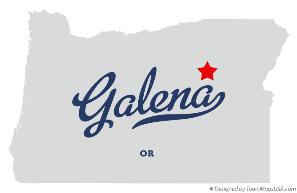Map of Galena Oregon OR
