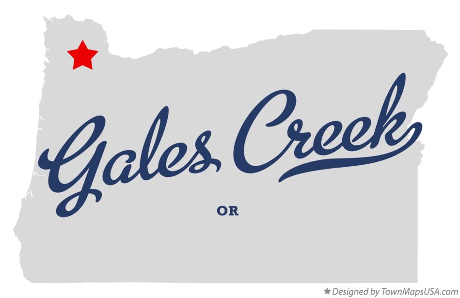 Map of Gales Creek Oregon OR