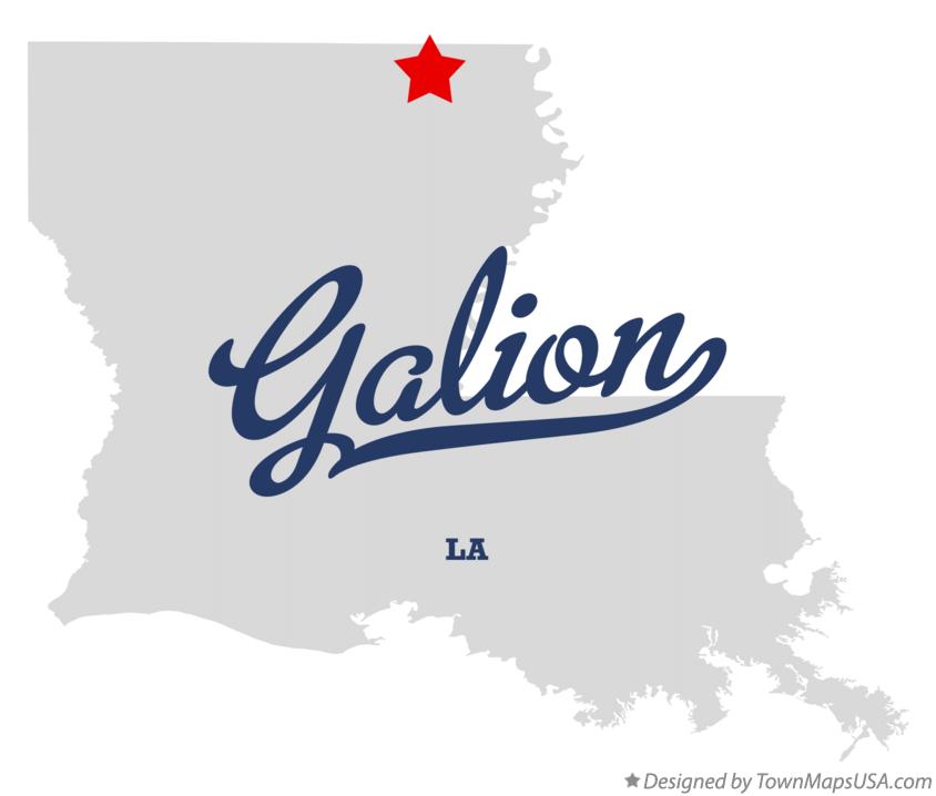 Map of Galion Louisiana LA
