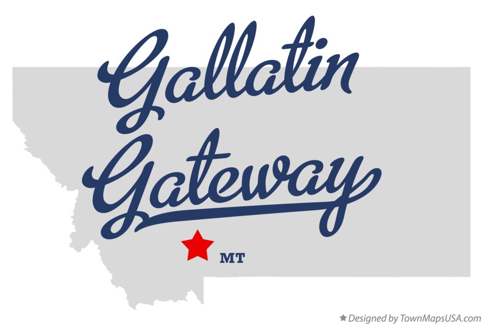 Map of Gallatin Gateway Montana MT