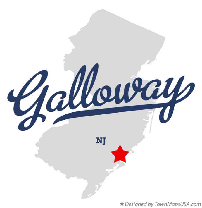 Map of Galloway New Jersey NJ
