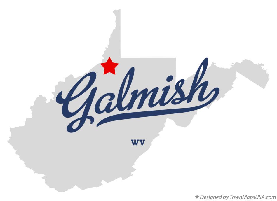 Map of Galmish West Virginia WV