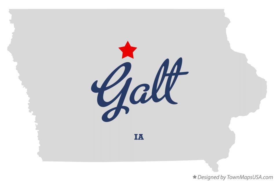 Map of Galt Iowa IA