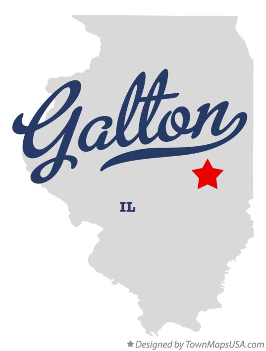 Map of Galton Illinois IL