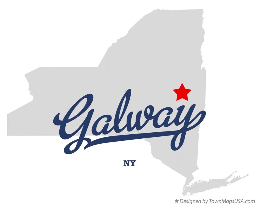 Map of Galway New York NY